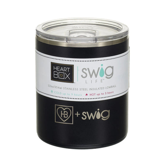 12 oz. HeartBox x Swig Life Stainless Steel Insulated Lowball | Build-A-Bear® - US 0796