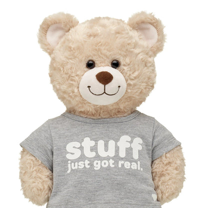"Stuff Just Got Real" T-Shirt for Plush Toys | Build-A-Bear® - US 5067
