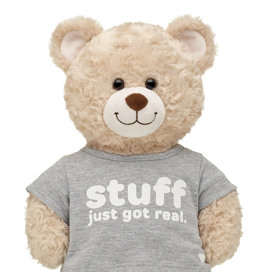 "Stuff Just Got Real" T-Shirt for Plush Toys | Build-A-Bear® - US 5067