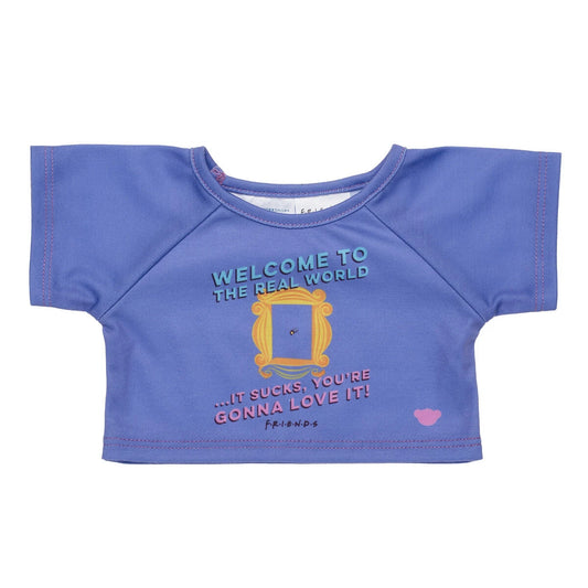 FRIENDS TV Show "Welcome to the Real World" T-Shirt for Stuffed Animals | Build-A-Bear® - US 2165
