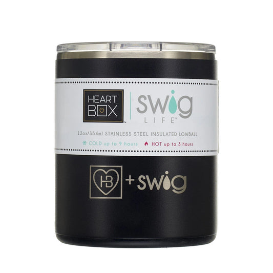 12 oz. HeartBox x Swig Life Stainless Steel Insulated Lowball | Build-A-Bear® - US 9558