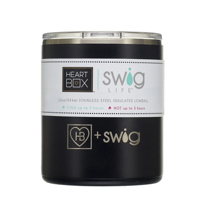 12 oz. HeartBox x Swig Life Stainless Steel Insulated Lowball | Build-A-Bear® - US 6676