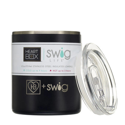 12 oz. HeartBox x Swig Life Stainless Steel Insulated Lowball | Build-A-Bear® - US 9558