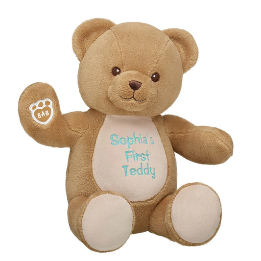 Embroidered Baby Brown Teddy Bear | Build-A-Bear® - US 2692