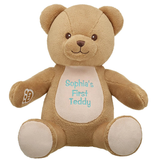 Embroidered Baby Brown Teddy Bear | Build-A-Bear® - US 7317