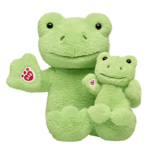 Spring Green Frog Stuffed Animal &amp; Mini Beans Gift Set | Build-A-Bear® - US 4866