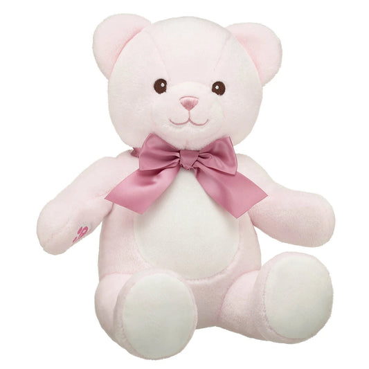 Baby Pink Teddy Bear with Gifting Bow | Build-A-Bear® - US 7895