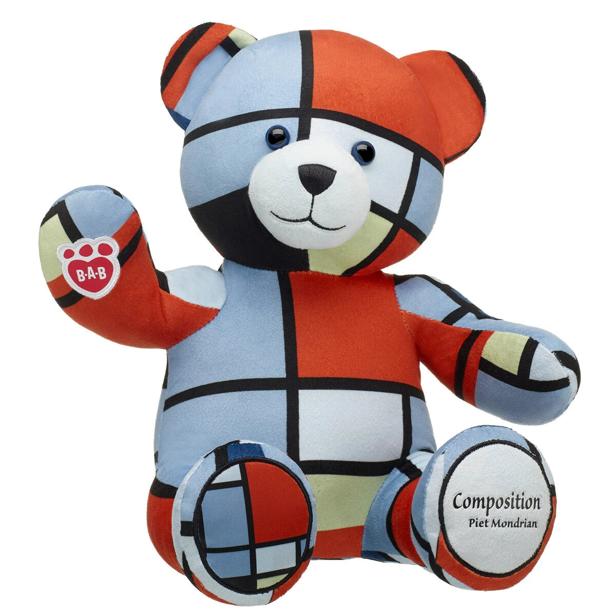 Piet Mondrian Composition Teddy Bear - US 8769