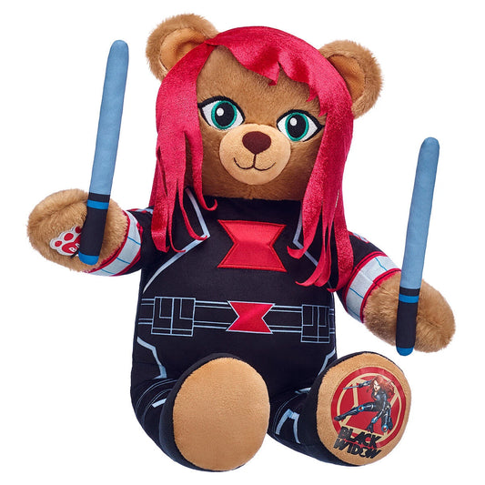 Marvel Black Widow Inspired Teddy Bear | Build-A-Bear® - US 6625