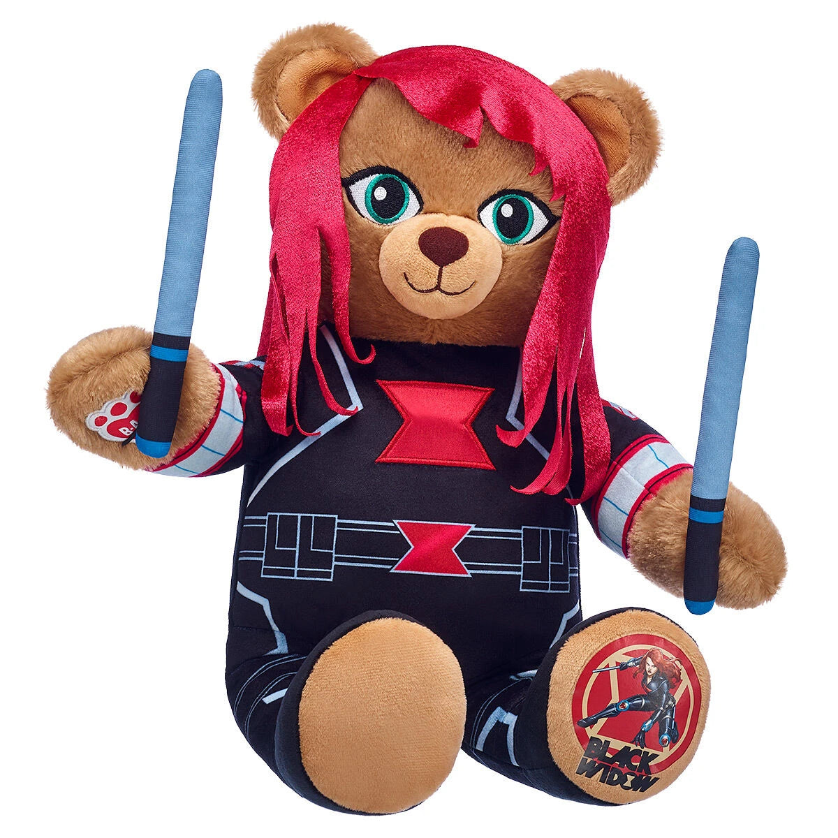 Marvel Black Widow Inspired Teddy Bear | Build-A-Bear® - US 2637