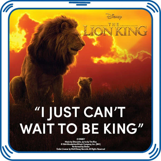 "I Just Can't Wait to Be King" Plush Toy Sound Chip | Build-A-Bear® - US 2571