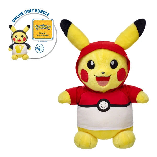Pokémon Pikachu Plush Hoodie Bundle | Build-A-Bear® - US 8455