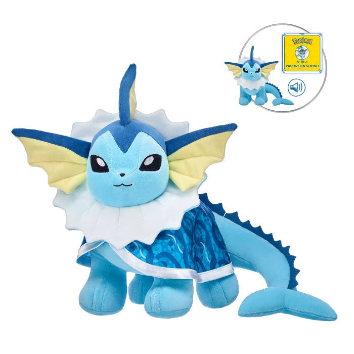 Pokémon Vaporeon Plush Bundle | Build-A-Bear - US 7452