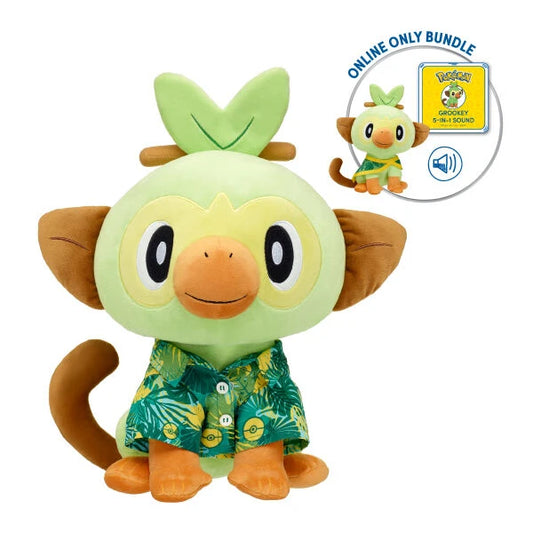 Pokémon Grookey Plush Bundle | Build-A-Bear® - US 4831
