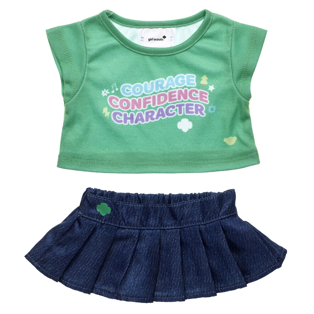 Girl Scout Denim Skirt Set | Build-A-Bear - US 1487