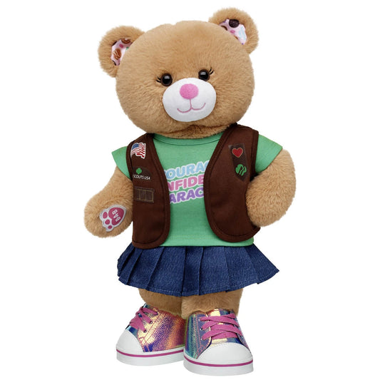 Girl Scout Cookie Teddy Bear Brownie Gift Set | BAB - US 6645