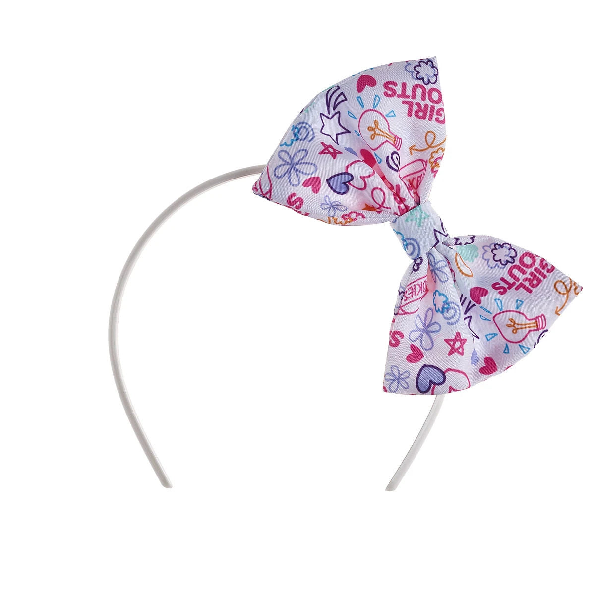 Build-A-Bear | Girl Scout Doodle Print Bow Headband - US 3879