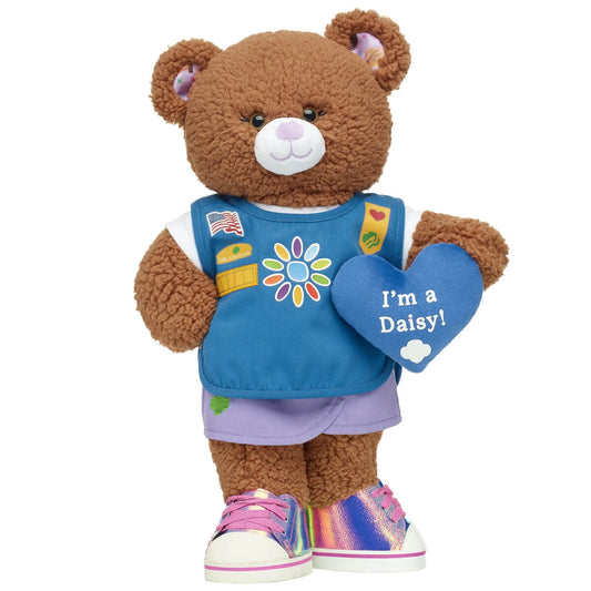 Girl Scout "I'm a Daisy" Heart Wristie for Stuffed Animals | Build-A-Bear® - US 9922
