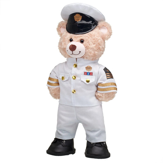 Happy Hugs Teddy Bear Naval Officer Gift Set | Build-A-Bear® - US 5911