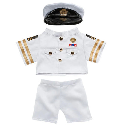 Happy Hugs Teddy Bear Naval Officer Gift Set | Build-A-Bear® - US 5911