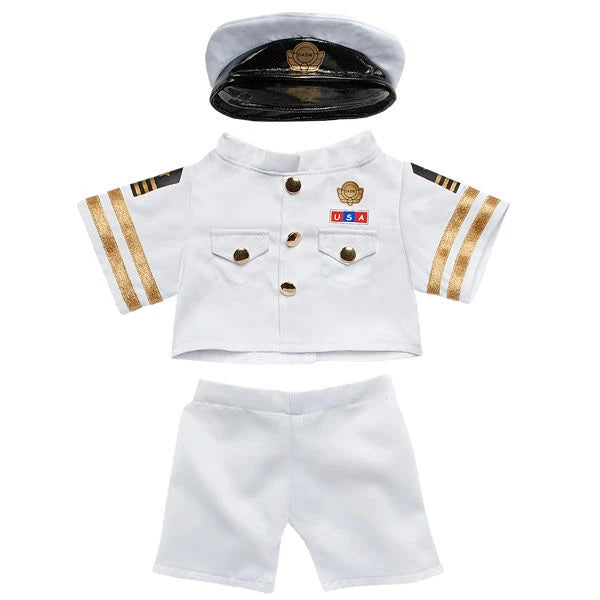 Naval Officer Uniform 3 pc. for Stuffed Animals | Build-A-Bear® - US 0981