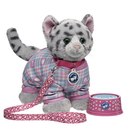 Promise Pets Ocicat Stuffed Animal PJs Gift Set w/ Slippers | Build-A-Bear - US 5088