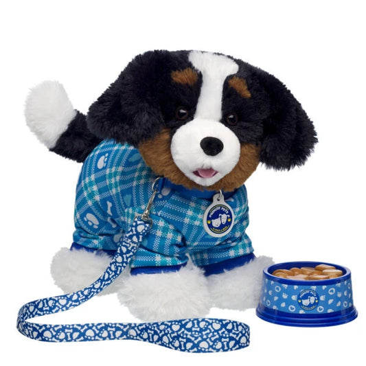 Promise Pets Bernese Mountain Dog Stuffed Animal Leash &amp; Bone Gift Set | Build-A-Bear - US 7672