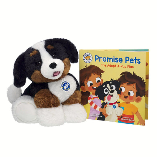 Promise Pets Bernese Mountain Dog Stuffed Animal w/ "Promise Pets: | BAB - US 7343