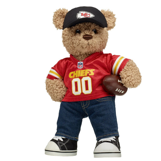 Kansas City Chiefs Timeless Teddy Bear Football Gift Set - US 6951