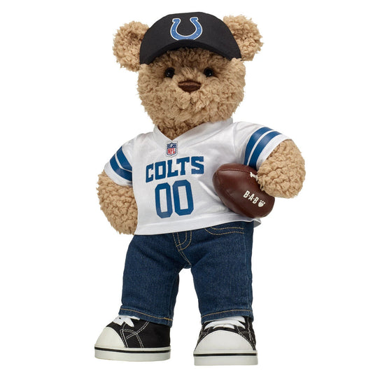 Indianapolis Colts Timeless Teddy Bear Football Gift Set - US 9993