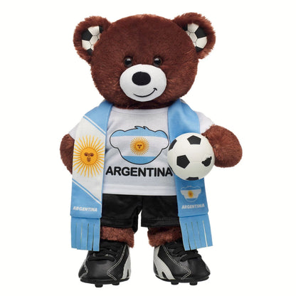 Let's Goal Bear Argentina Gift Set | Build-A-Bear - US 6729