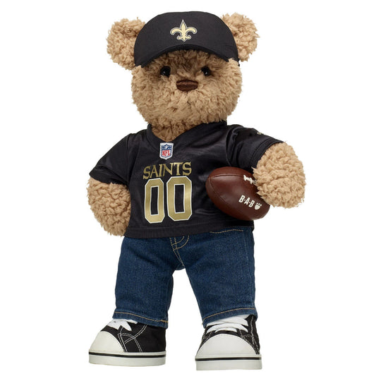 New Orleans Saints Timeless Teddy Bear Football Gift Set - US 5187