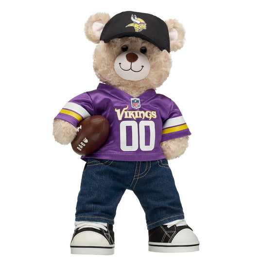 Minnesota Vikings Happy Hugs Teddy Bear Football Gift Set - US 8031