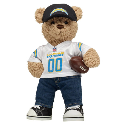 Los Angeles Chargers Timeless Teddy Bear Football Gift Set - US 2033