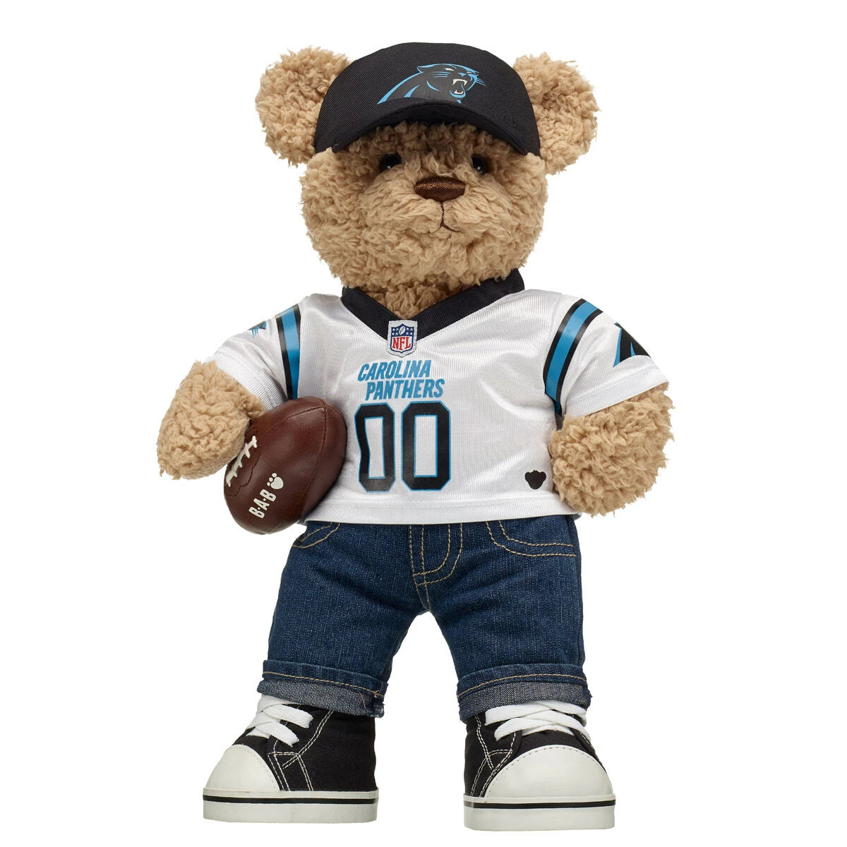 Carolina Panthers Timeless Teddy Bear Football Gift Set - US 5496