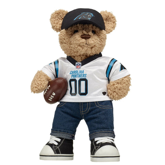 Carolina Panthers Timeless Teddy Bear Football Gift Set - US 0794
