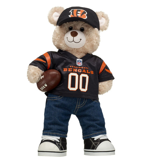 Cincinnati Bengals Happy Hugs Teddy Bear Football Gift Set - US 4147