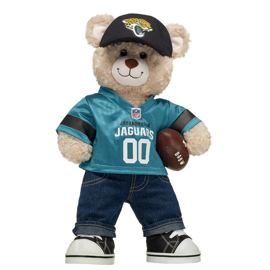 Jacksonville Jaguars Happy Hugs Football Teddy Bear Gift Set - US 2128