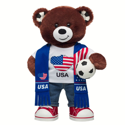 Let's Goal Bear USA Gift Set | Build-A-Bear - US 4061