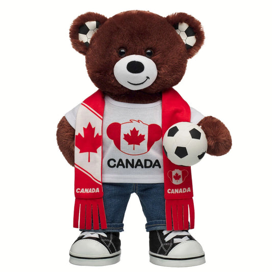 Let's Goal Bear Canada Gift Set | Build-A-Bear - US 7122