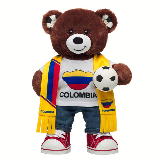 Let's Goal Bear Colombia Gift Set | Build-A-Bear - US 7705
