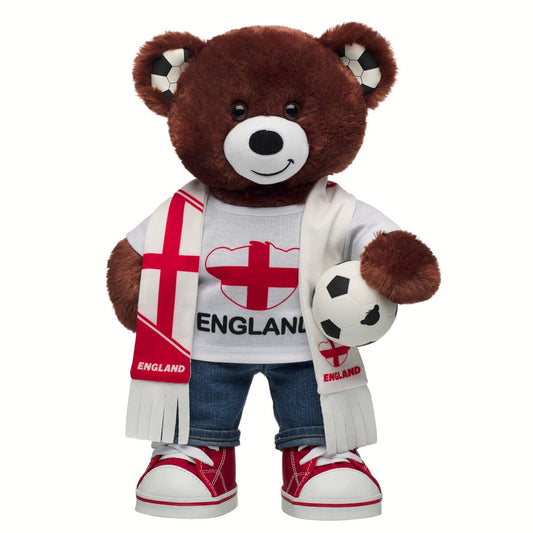 Let's Goal Bear England Gift Set | Build-A-Bear - US 9228