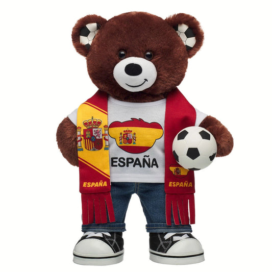 Let's Goal Bear Spain Gift Set | Build-A-Bear - US 2882