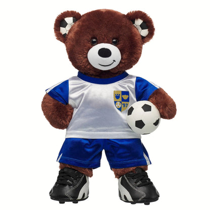 Let's Goal Bear Blue Soccer Uniform Gift Set | BAB - US 6290