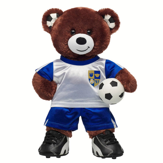 Let's Goal Bear Blue Soccer Uniform Gift Set | BAB - US 0032
