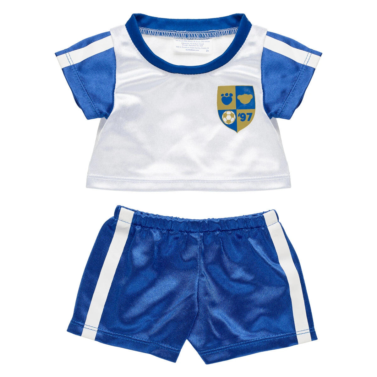 Pawlette™ Plush Blue Soccer Set &amp; Soccer Ball | Build-A-Bear® - US 5759