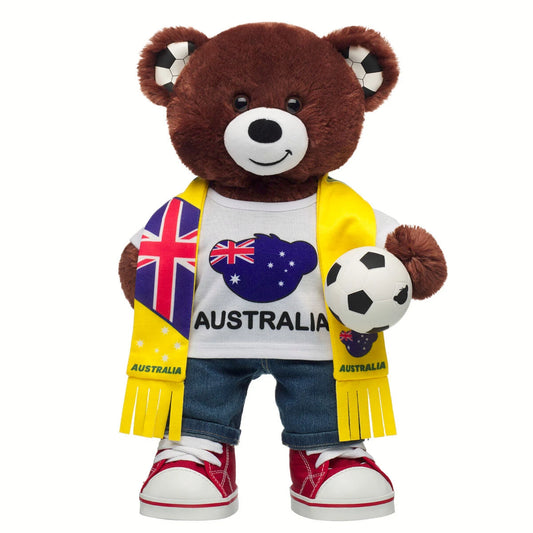 Let's Goal Bear Australia Gift Set | Build-A-Bear - US 4029