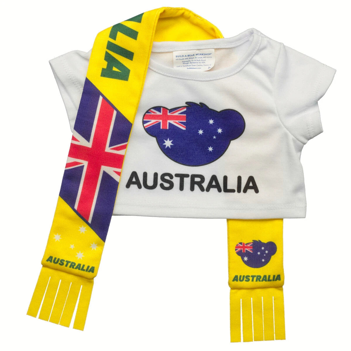 Let's Goal Bear Australia Gift Set | Build-A-Bear - US 6411