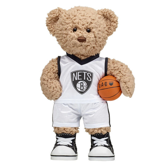 Brooklyn Nets Timeless Teddy Bear Basketball Gift Set | Build-A-Bear® - US 7885