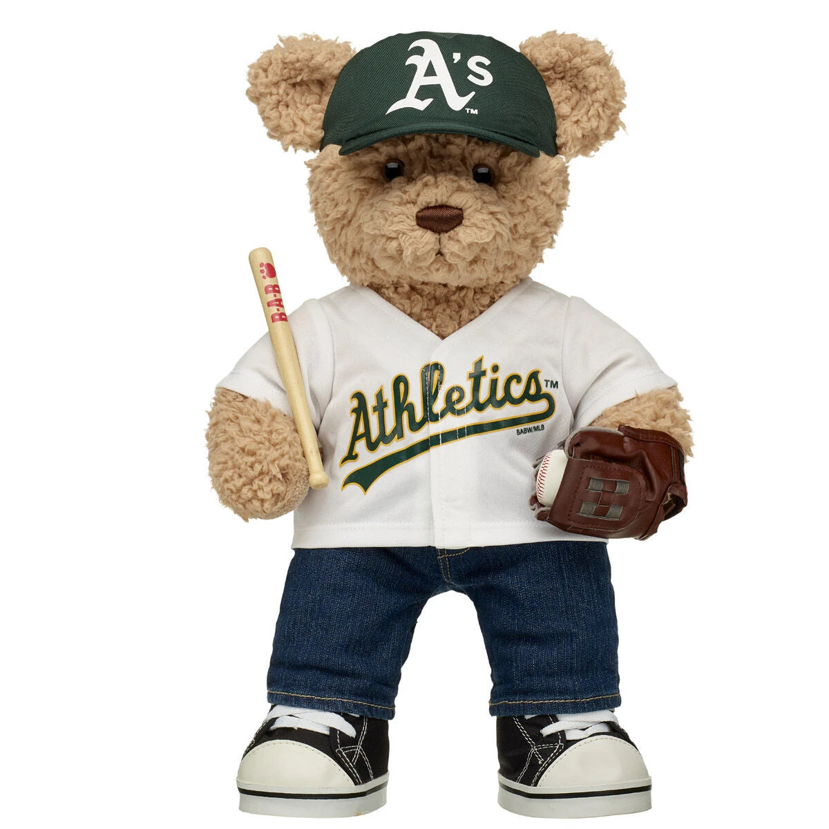 Oakland Athletics™ Teddy Bear Gift Set | Build-A-Bear® - US 6156
